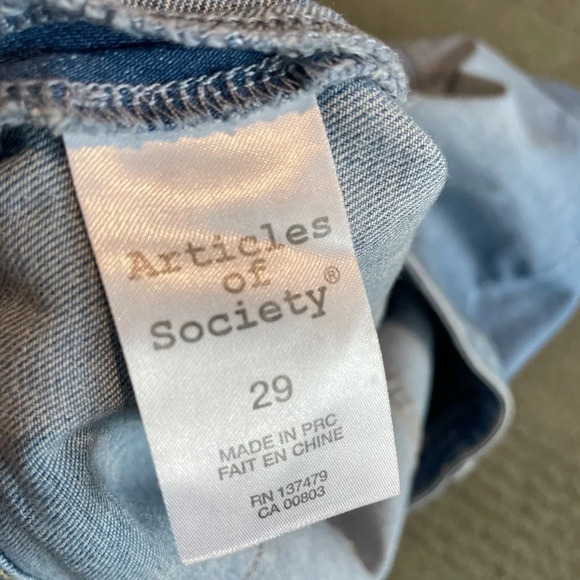 Articles of Society Jean Skirt - Picture 3 of 4